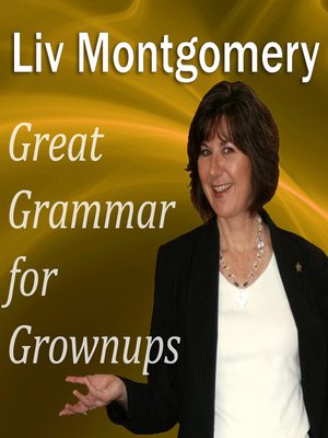 cover image of Great Grammar for Grownups